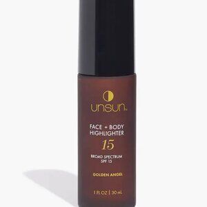 New in Box Unsun™ SPF 15 Face and Body Highlighter Golden Angel Pack of 4